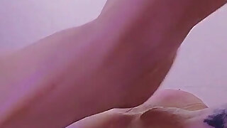 Feet with Lotion
